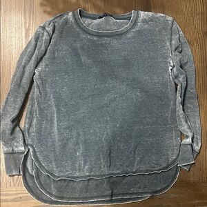 Dark Blue/Gray Long Sleeve Sweatshirt